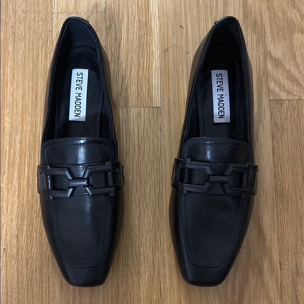 Steve Madden Black Loafers (Never Worn)